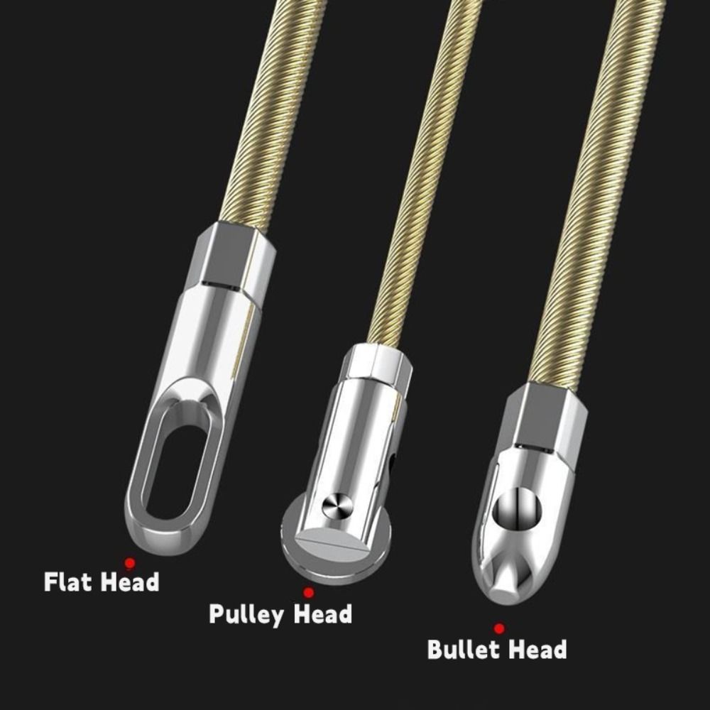 Electrician Tools Wire Puller Connector Head Connect To 3mm Wire Wire Cable Elastic Threader