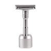 Famous Brand Adjustable Men's Manual Razor - Upgraded, Washable Stainless Steel, Double-Sided Blade