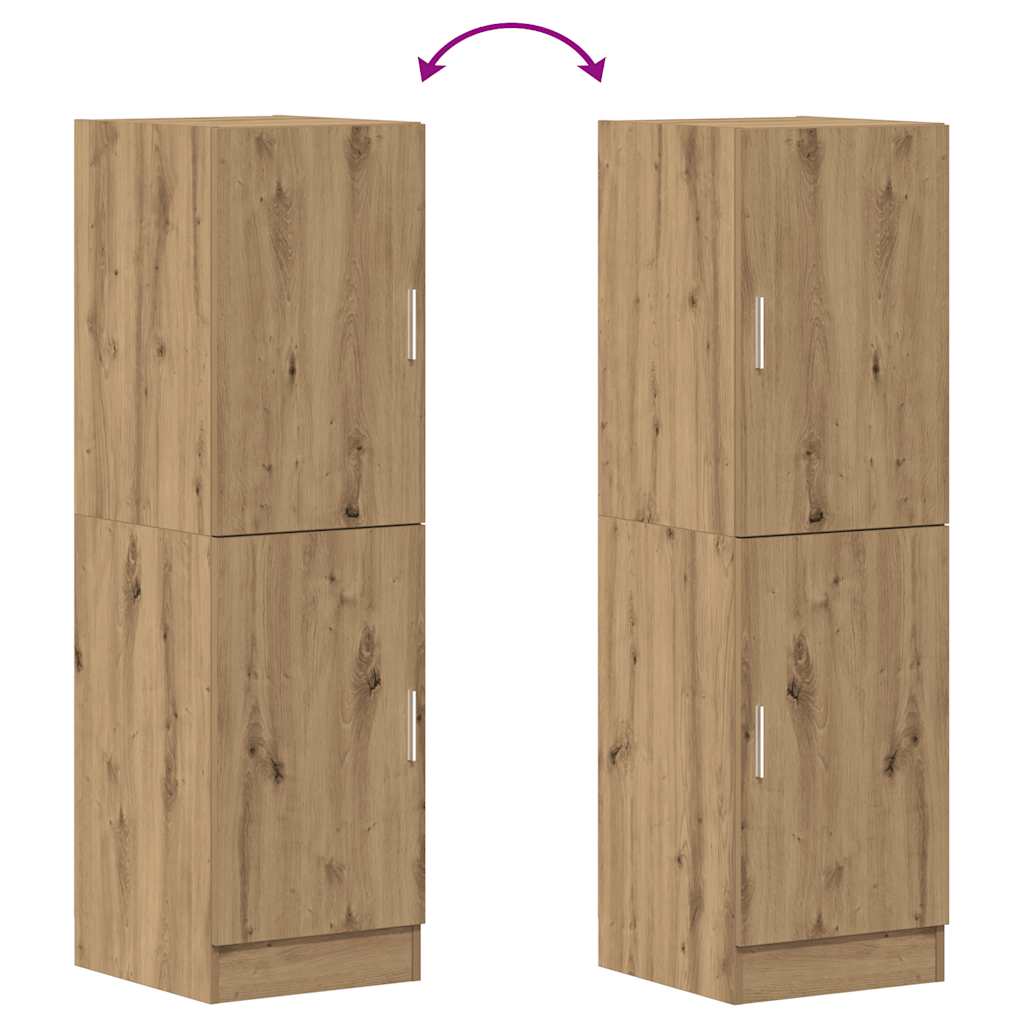Artisan Oak Kitchen Cabinet 38 X 41.5 X 131.5 Cm Engineered Wood