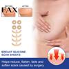 Plaster 4 Pairs Breast Scar Patch Comfortable Irritation-free Ultra-Thin Lightweight Repair Fading Smoothing Surgery Skin Sticker for Girl High