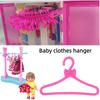 Premium Plastic Clothes Hanger 30cm Height Stylish Pink Bow Pack Of 10
