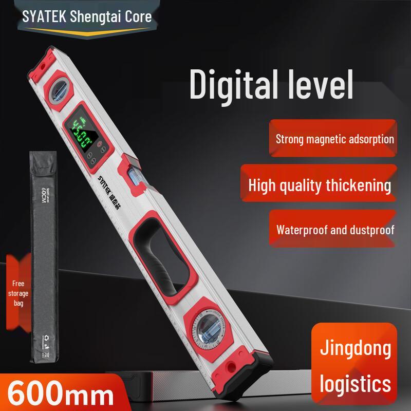 SYNTEK 600mm Digital Magnetic Level and Angle Finder