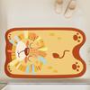 Cartoon Bathroom Absorbent and Easy To Dry Foot Mat, Anti Slip Mat for Entering the Home, Bathroom Diatomaceous Earth Floor Mat