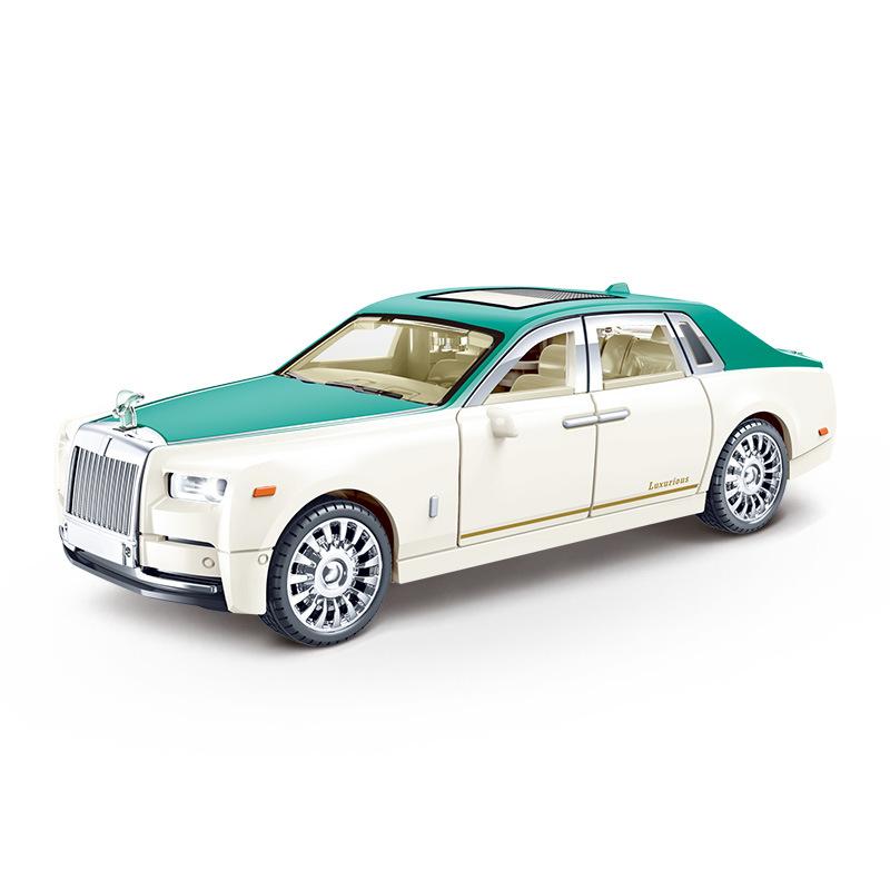 Children'S Inertial Lighting And Music Luxury Commercial Vehicle, Simulated Double-Door Car, Boy Toy Car