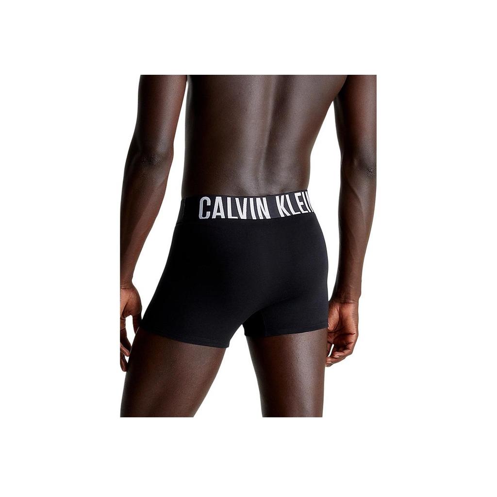 Calvin Klein Jacquard Logo Minimalist Soft Mid-Rise Boxer Briefs Men underwear Black 000NB3608A-UB1