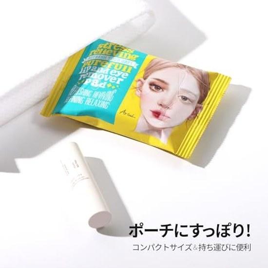 Ariul Stress Relieving Pureful Lip Eye Remover Pads 30 sheets x 3 packs