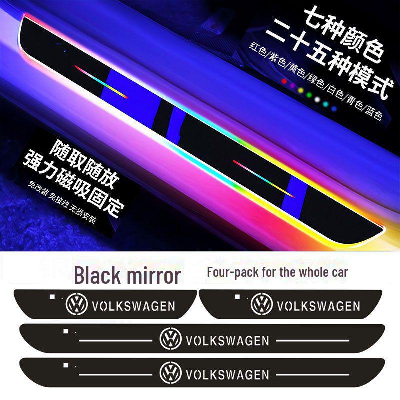 

Кольоровий світлодіодний бездротовий магнітно-індукційний пороговий ліхтар для автомобілів, з ефектом дихання та вітальним світлом при відкритті дверей. Front+Back Doors [4 strips] Infrared