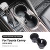 For Toyota Camry 2018-2023 Silicone Front Cup Holder Liner Anti Slip Dustproof Central Console Interior Decor Car Accessories