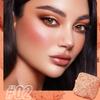 3-in-1 Multi-Layer Makeup Palette, Eyeshadow Blush and Highlighter Combo Set, All-in-One Face Glow Palette with Shimmer Eyeshadow and Cream Blush