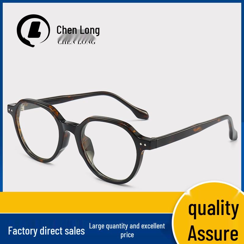 

Polygon Art Deco Eyeglass Frame 8611: Stylish Small Prescription-Ready Unisex Eyewear with Textured Pin Detail
