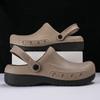 Men Chef Clogs Men Kitchen Shoes Eva Injection Shoes Anti -Slip Outsole Comfortable Garden Clogs Waterproof Sandal Big Size 40 -49