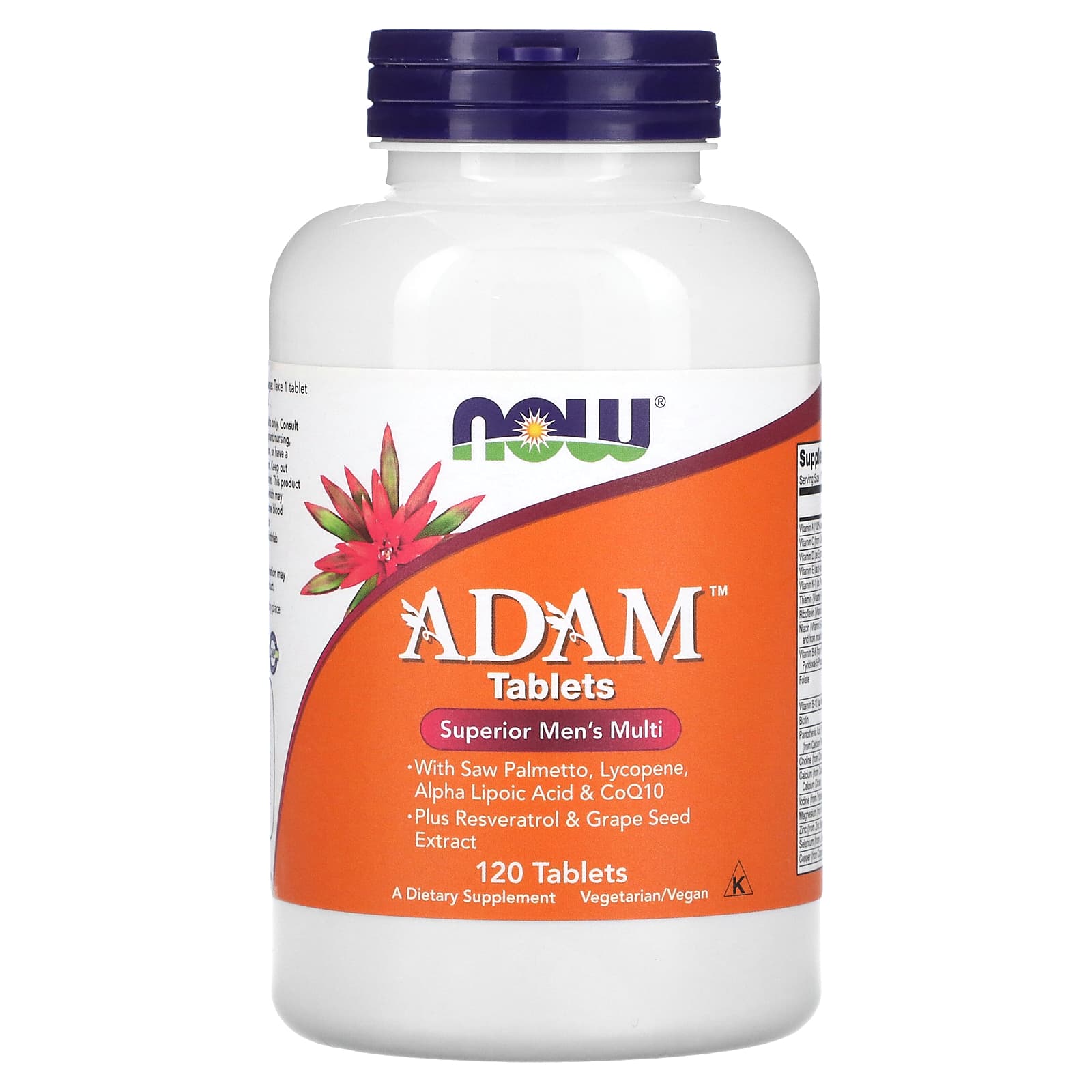 

NOW Foods, ADAM, найкращі полівітаміни для чоловіків, 120 таблеток