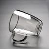 Chaxun 550ml Heat-Resistant Double-Wall Glass Mug with Handle