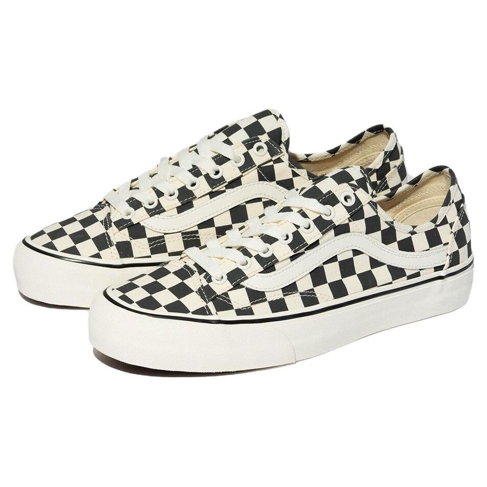 Vans Style 36 Decon VR3 SF Comfortable Versatile Low-Top Skate Shoes Unisex Sneakers White Black VN0007R2BKP