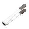 Steel Ice Tong Cube Clips With Silicone Antislip Dessert Sugar Head Barbecue For Kitc R0O9