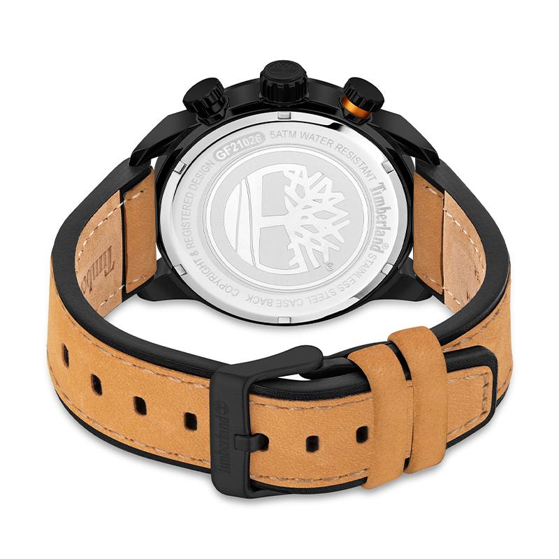 Timberland Callahan Series Watch Quartz Movement Beige Dial Chronograph Outdoor Sports American Vintage Men watches TDWGF2102604