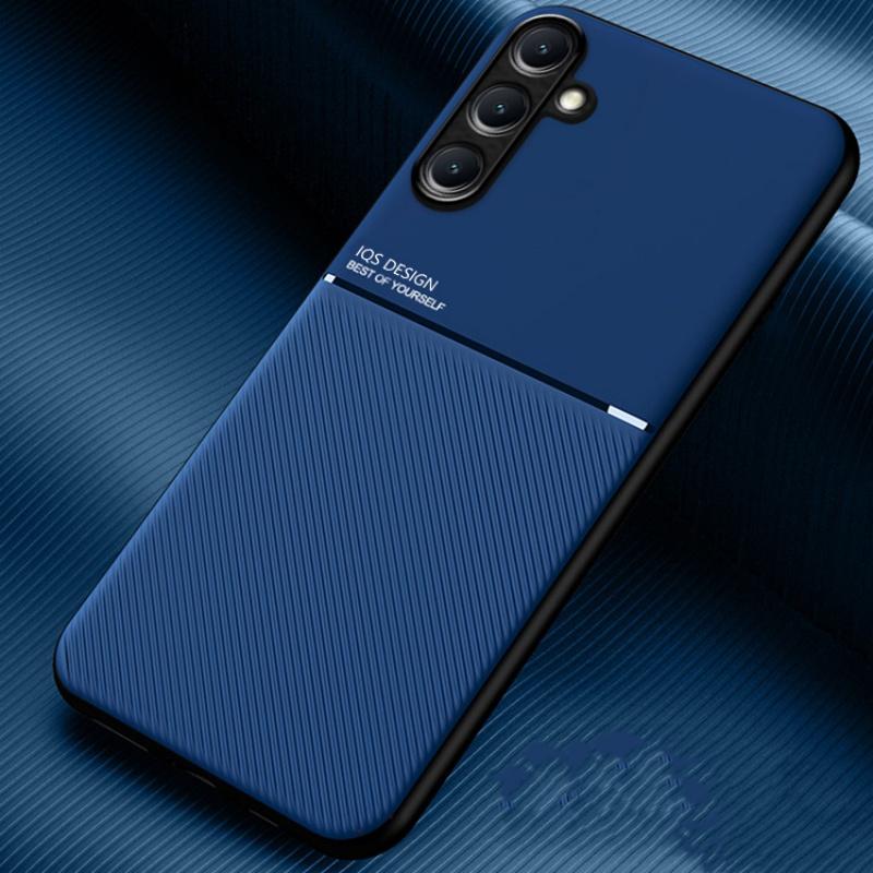 For Samsung Galaxy M55 5G Case Luxury Magnetic Car Holder Leather Phone Cases for Samsung M15 F15 F55 5G M 15 F 55 Back Cover