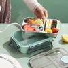 2/3 Grid Lunch Boxes with Tableware Food Container Portable Picnic Box  Students
