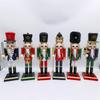 King Soldier Shape Figurine Wood Decorations for Office Unique Desktops Ornament