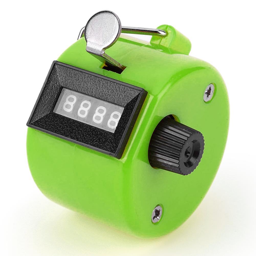 Handheld Tally Counter 4-Digit Number Count Clicker Counter Hand Mechanical Counters Clickers for Coaching