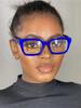 Fashion Glasses Frame Women Men Anti Blue Light Vintage Square Computer Optical Concave Eyewear Female