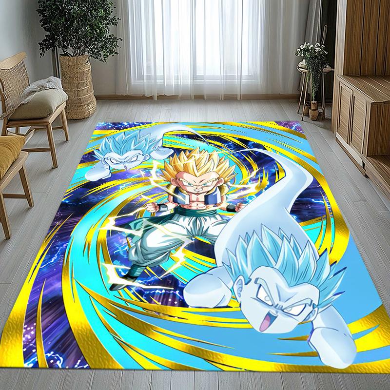 Anime D-Dragon Ball Game Cartoon Living Room Non-Slip Area Rug Soft Carpet for Bedroom Kids Playroom Sofa,Home Decor Doormat