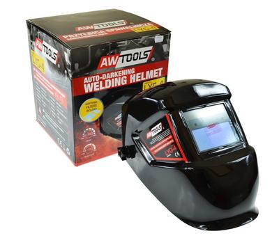 Awtools Auto-Darkening Welding Helmet Lyg-4 Black Din 9-13
