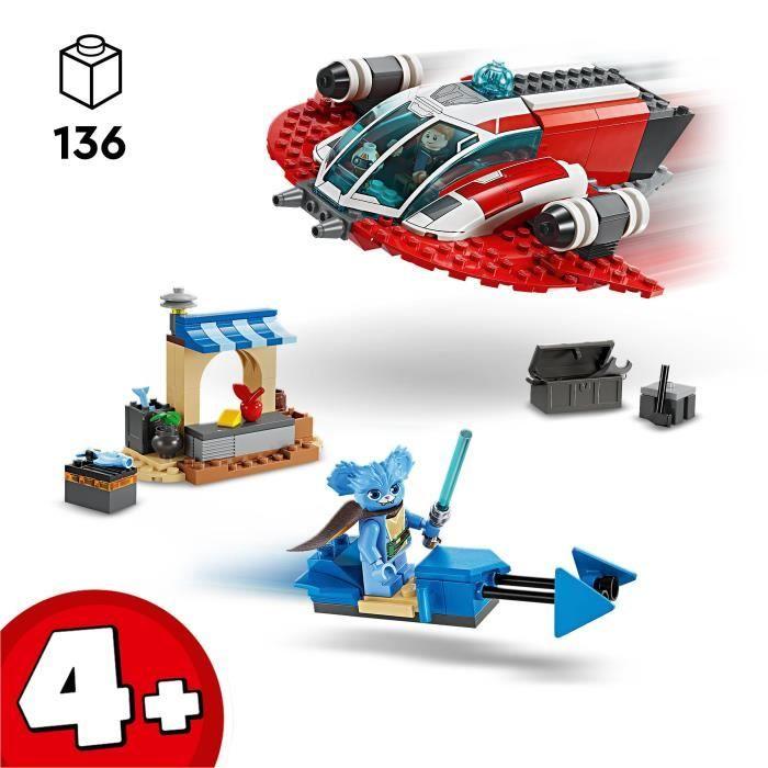 LEGO® 75384 Star Wars The Crimson Firehawk, Building Toy with Speeder Bike and Minifigures