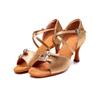 Nuove Scarpe da Ballo Latino da Donna Ragazze Tango Salsa Ballo da Sala Tacchi Alti Scarpe da Ballo Morbide 5/7cm Scarpe da Ballo da Sala