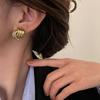 Korean Fashion Minimalist Stud Earring Circle Exaggerated Earrings For Women   Earings Brincos Fashion Jewelry