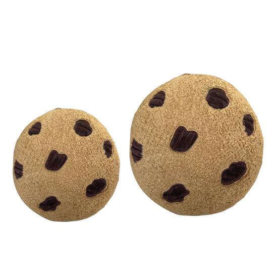 28/45cm Plush Seat Cushion Lovely Simulation Biscuit Shape Fluffy Sofa Pillow Hip Protective PP Cotton Filling Home Office Chair