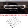 Car Door Handle Frame Decoration Protection Cover Trim ABS Chrome Exterior Accessories For VOLVO XC60 XC90 S90 V90 2018 - 2024