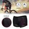 Unisex Outdoor Cycling Underwear 3D Padded Bike   Riding Shorts Pants (M)