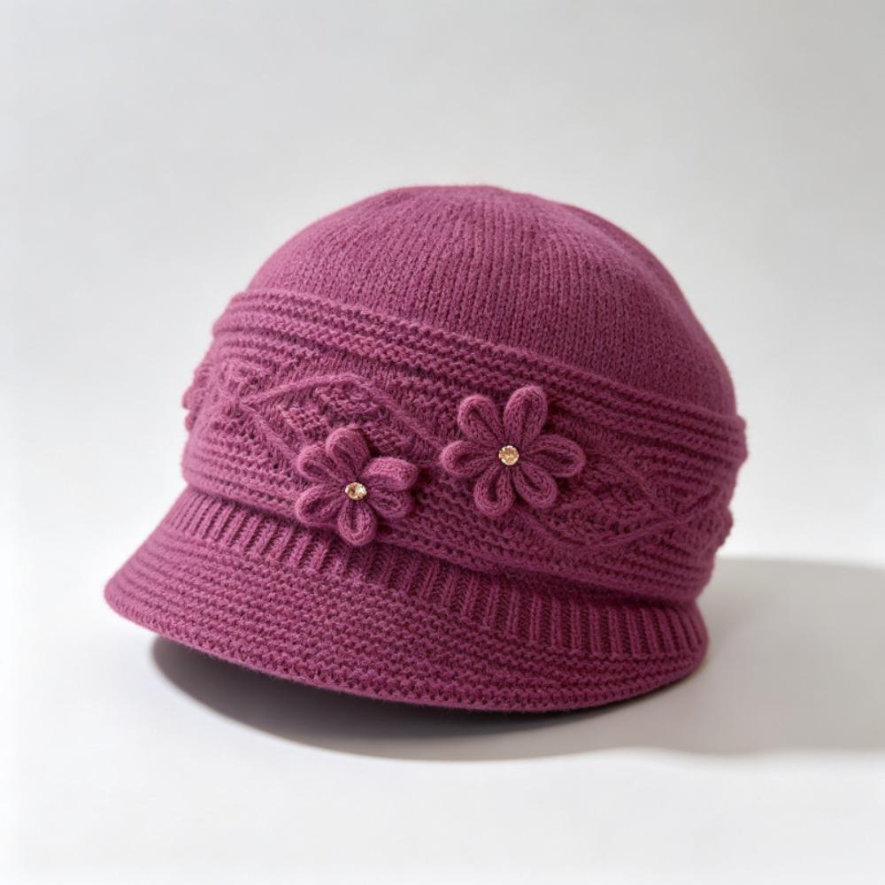 Thickened Winter Bucket Hat Windproof Knitted Beanie Gift Ready Fisherman Hat  Walking