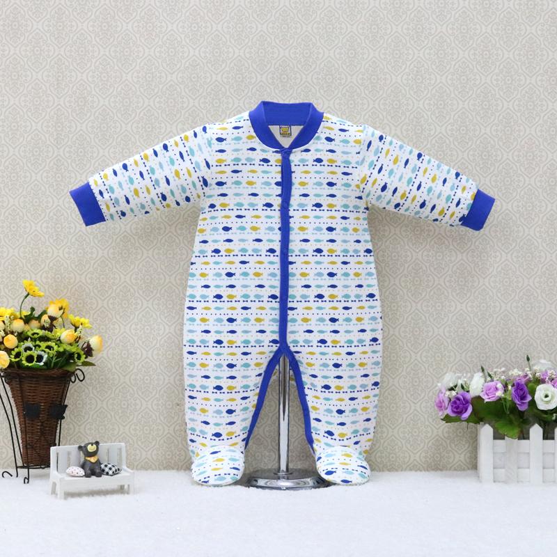 Salopete cu mânecă lungă pentru băieți și fete Costume pentru bebeluși din bumbac pur Haine de vară și toamnă Îmbrăcăminte nou-născuți stil nou