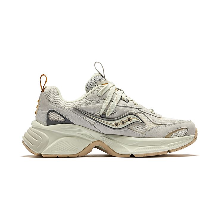 Saucony 2K Cavalry Casual Retro Low-Top Running Shoes Unisex sneaker Gray Beige S79053-10