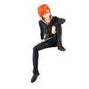 New 13Cm Bungo Stray Dogs Anime Dazai Osamu Nakahara Chuuya Action Figure Noodle Stopper Sitting Pose Pvc Mini Statue Model Toys