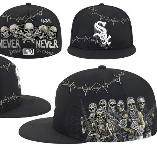 Chicago White Sox Chicago White Sox baseball cap, team hip-hop skull cap, can be worn backwards
