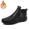 Popular thermal Martin boots women's leather large size cotton shoes independent station high top wear-resistant outdoor casual shoes
