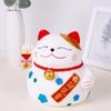 Lucky Cat Silicone Piggy Bank - Large Capacity, Anti-Drop Coin Box, Perfect New Year Gift
