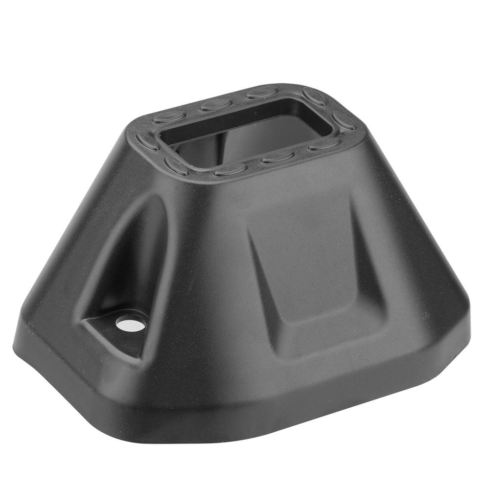 Cubierta de la punta del silenciador de la motocicleta, adorno de punta de escape de fibra de carbono negro brillante, accesorios para Honda Click 125 150