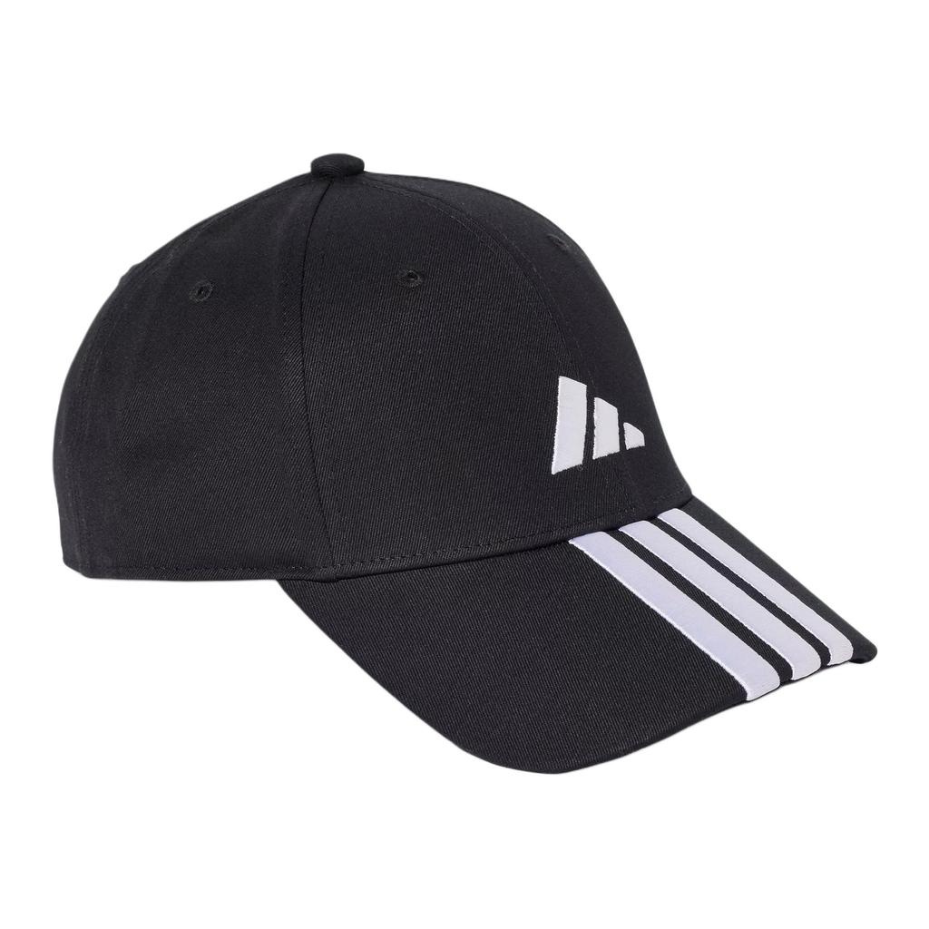 Adidas Logo Design Cotton Recycled Material Blend Cap Unisex Cap Black JG1072