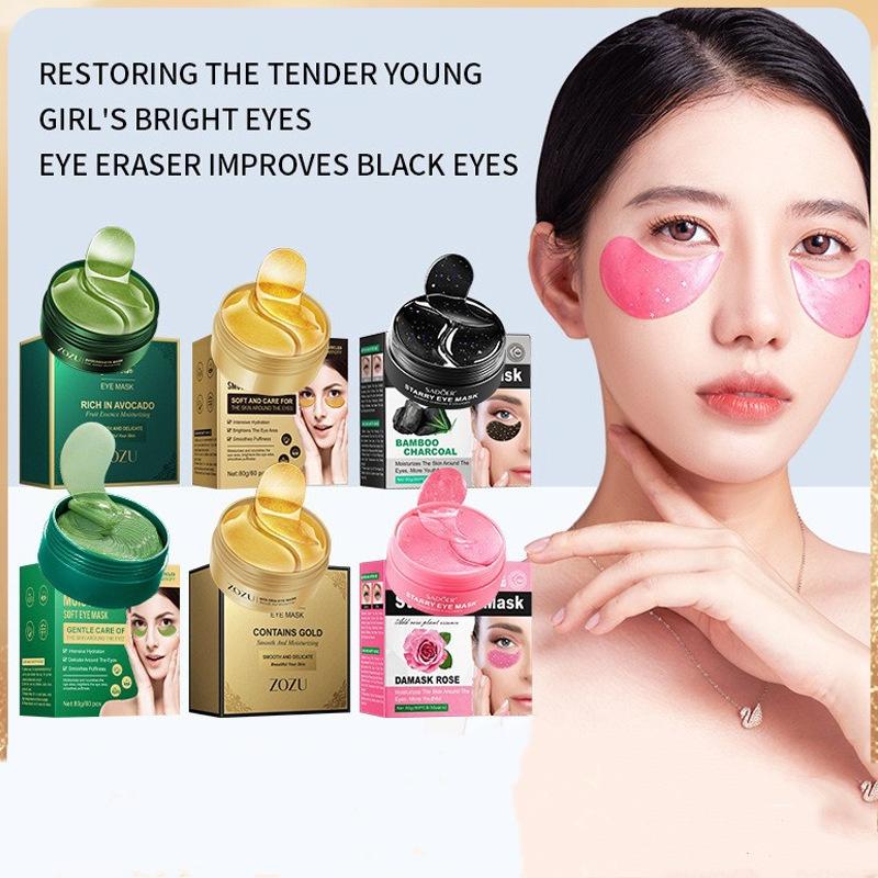 Soothing Under-Eye Gel Patches – Refreshing Eye Masks for Tired Eyes, Easy to Use & Gentle on Skin