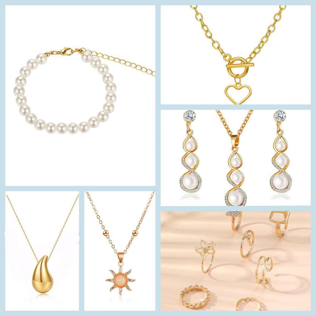 2025 Advent Jewelry Gift Box: Countdown Calendar with Earrings, Necklace, and Bracelet for Women