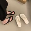 2025 Summer Wedges Heel Women's Fashion Slippers Comfort Party Dress Slides Beach Vacation Flip Flop Shoes