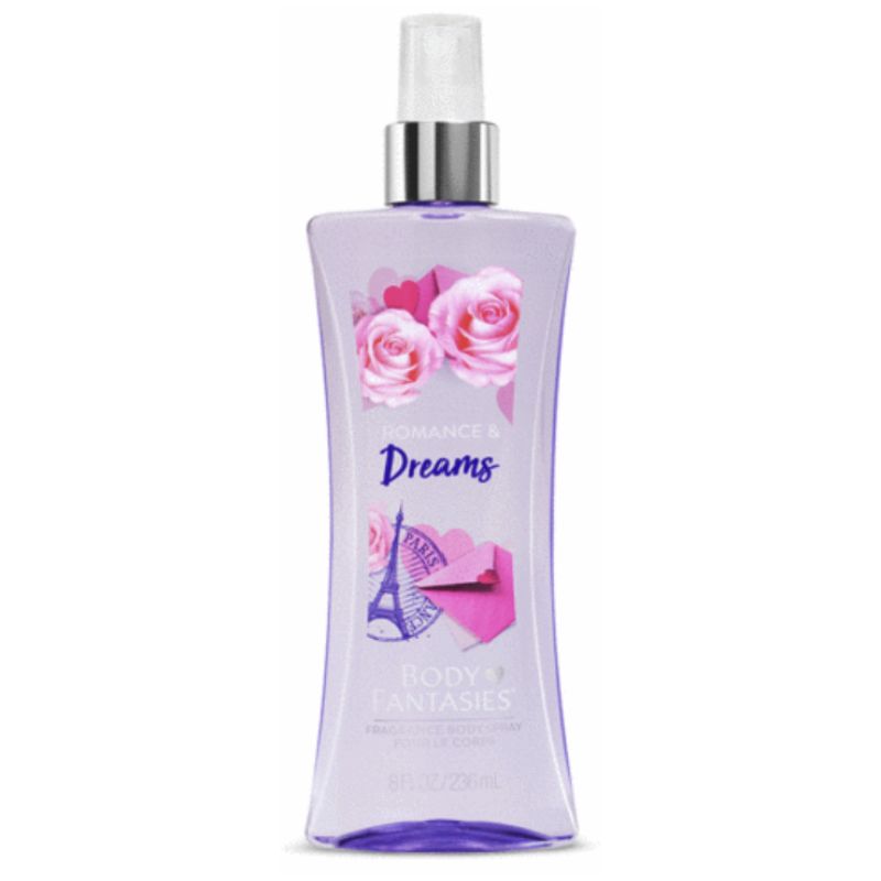 Body Fantasies Fragrance Body Mist 236ml – 5 Scents Available | Long-Lasting Refreshing Body Spray for Women