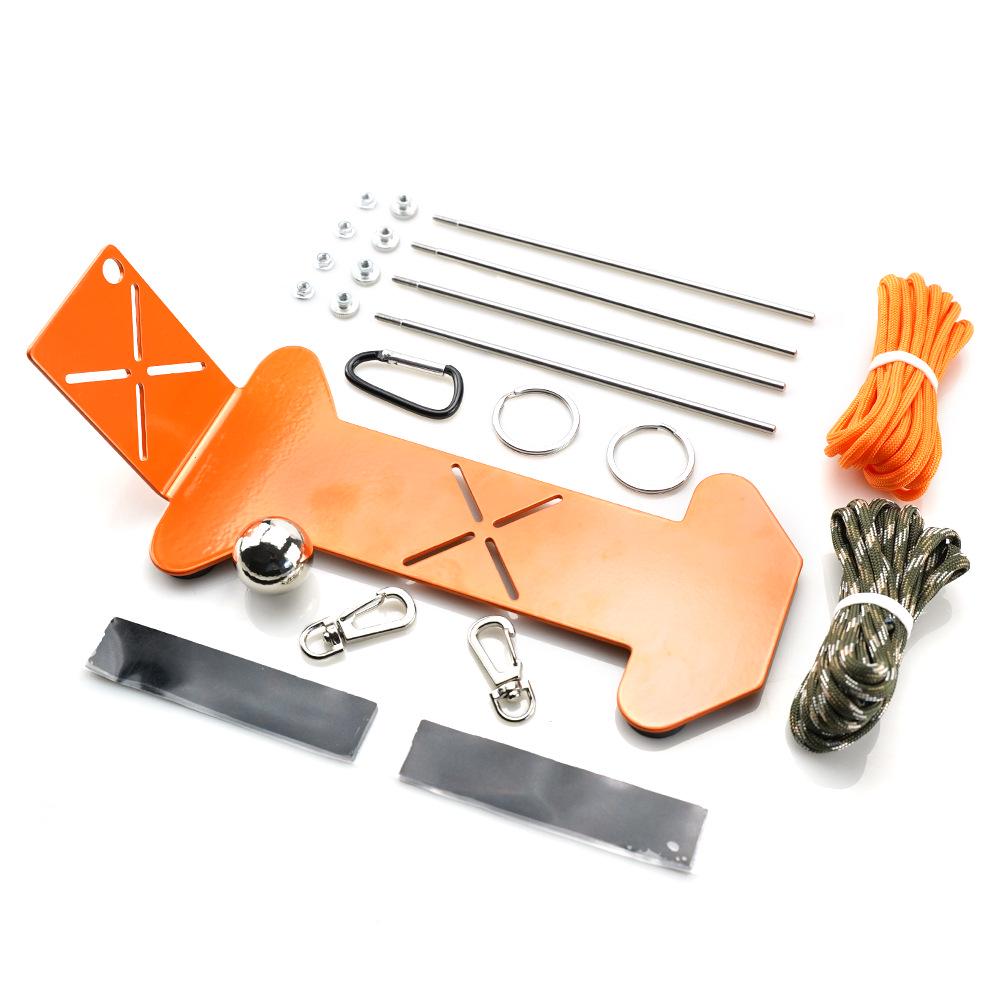 Telaio per intrecciare paracord in metallo - Strumento per la creazione di braccialetti fai-da-te