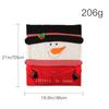 Christmas Chairs Back Covers Set Envelope Bag Design Santa-Claus Snowman Seat Slipcovers For Home