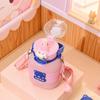 900ML Large Capacity Ton Barrel 111 Stainless Steel Children's Thermos Cup, Straw Water Cup Student Gift Thermal Insulation Pot