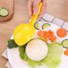 Half Round Rice Spoon Kids DIY Rice Moulder Curry Rice Covered Rice Spoon Easy Release Non-Stick Rice Home Bento Mould